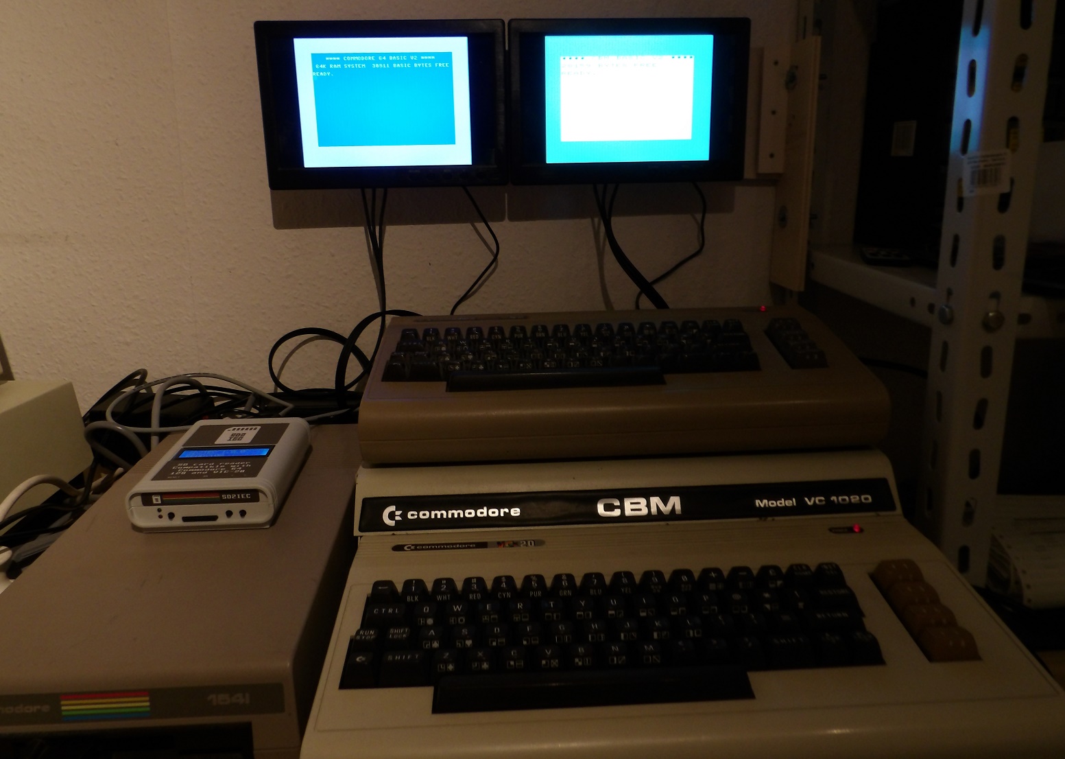 VC20 und C64 mit Floppy 1541